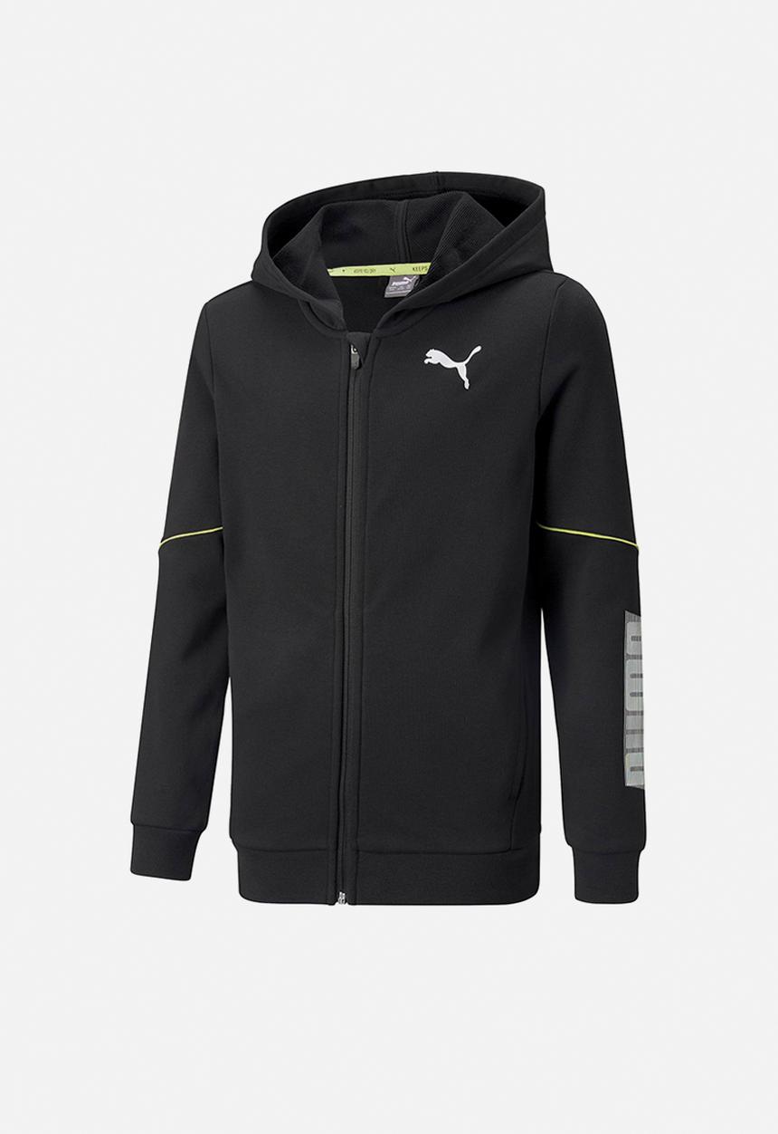 PUMA - Active sports full-zip hoodie tr b - puma black