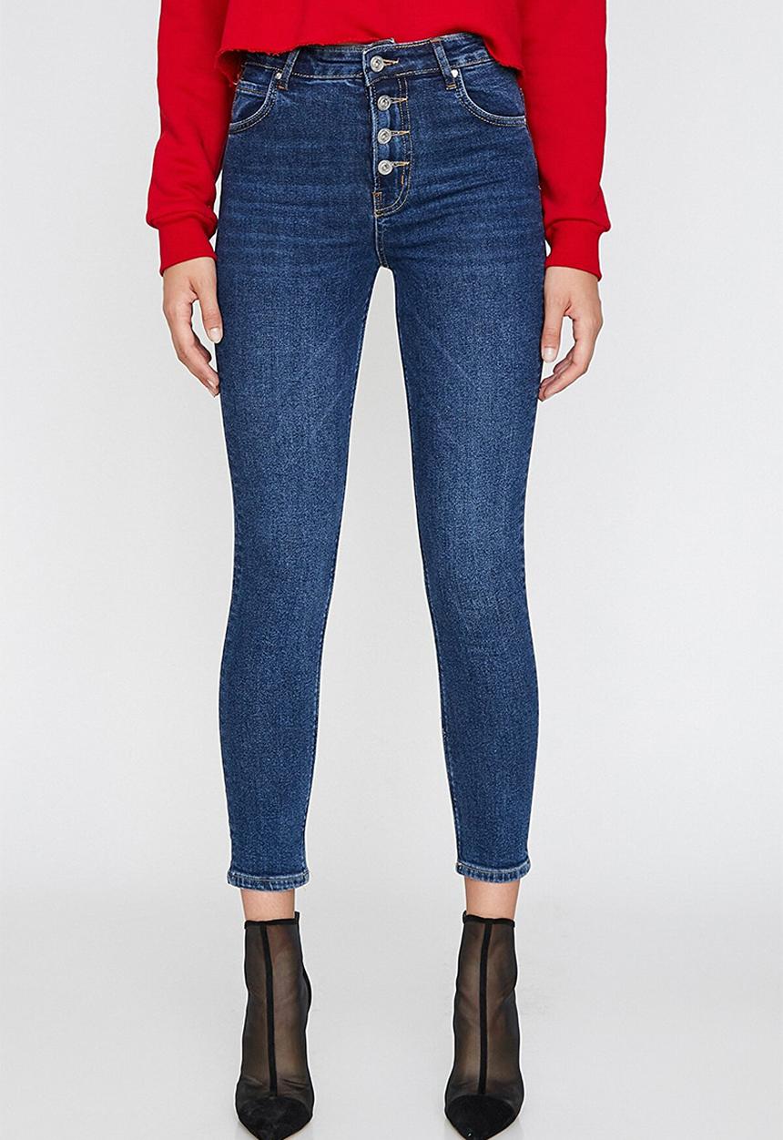Koton - Slim fit jeans - dark indigo