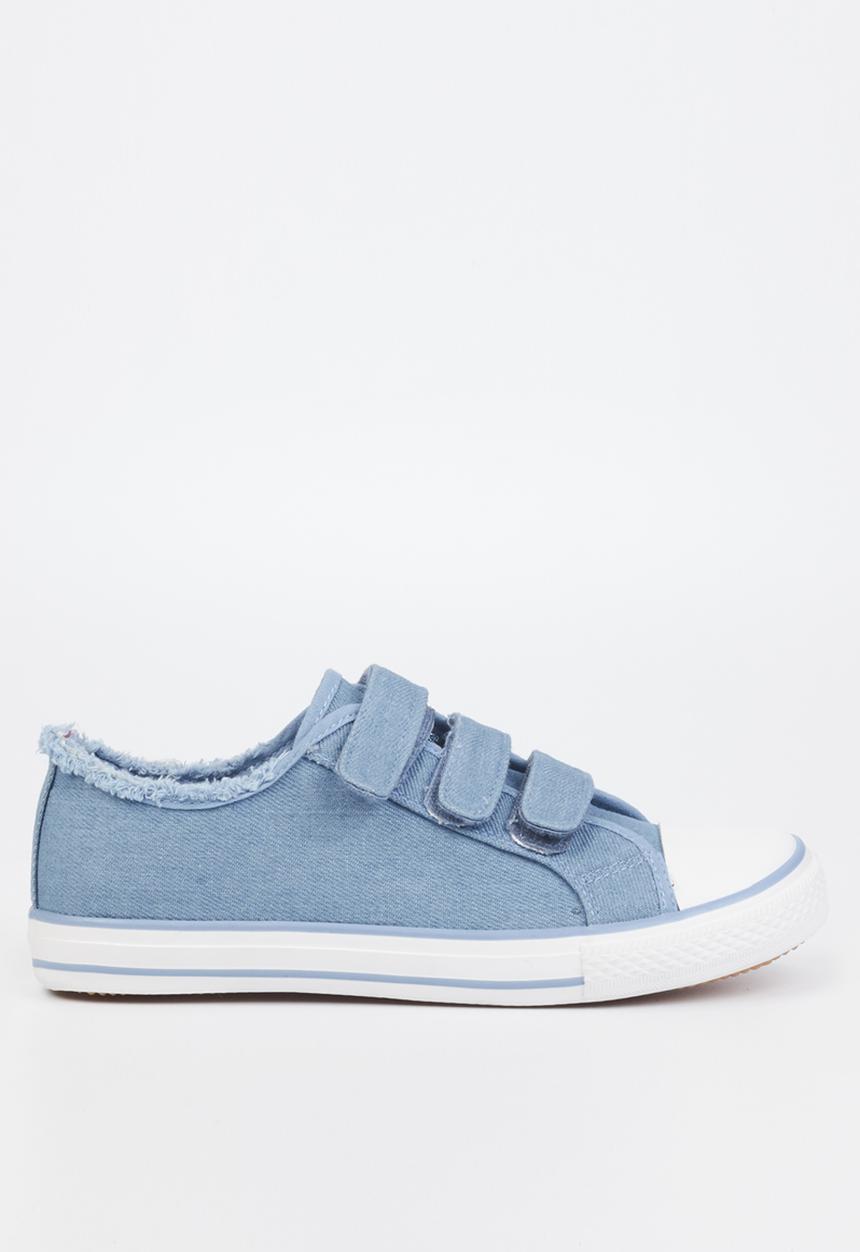 Miss Black - Jean2 velcro sneaker - blue