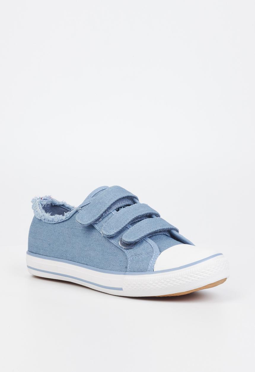 Miss Black - Jean2 velcro sneaker - blue