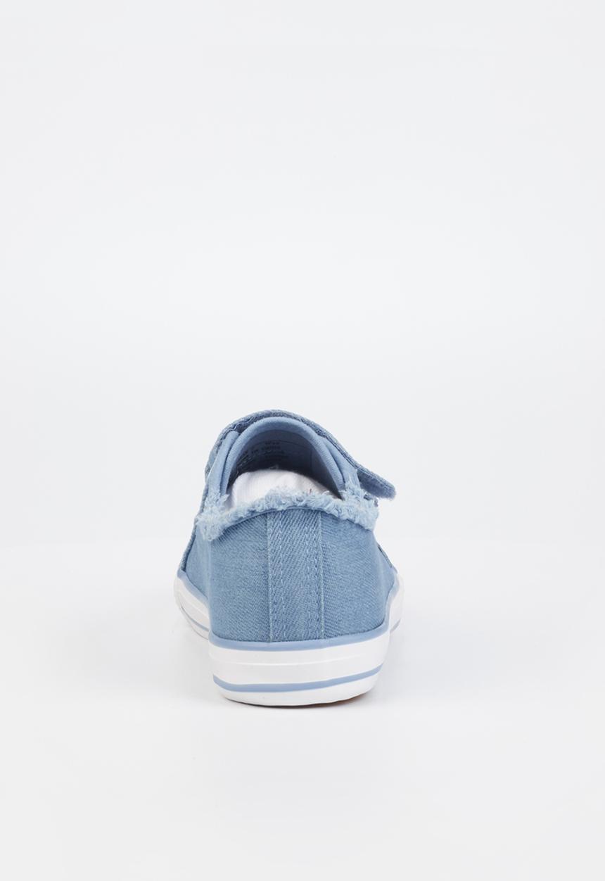 Miss Black - Jean2 velcro sneaker - blue