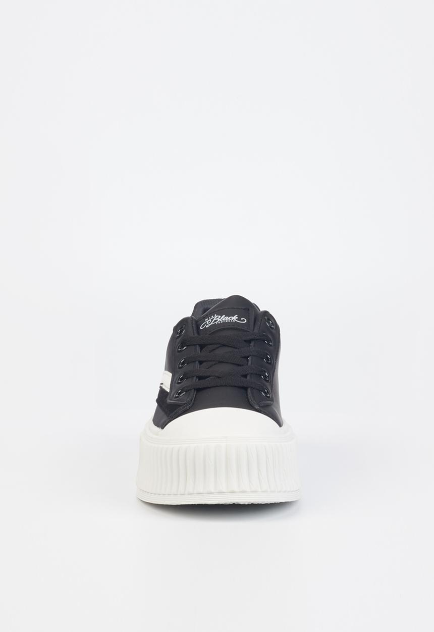 Miss Black - Trio6 flatform sneaker - black