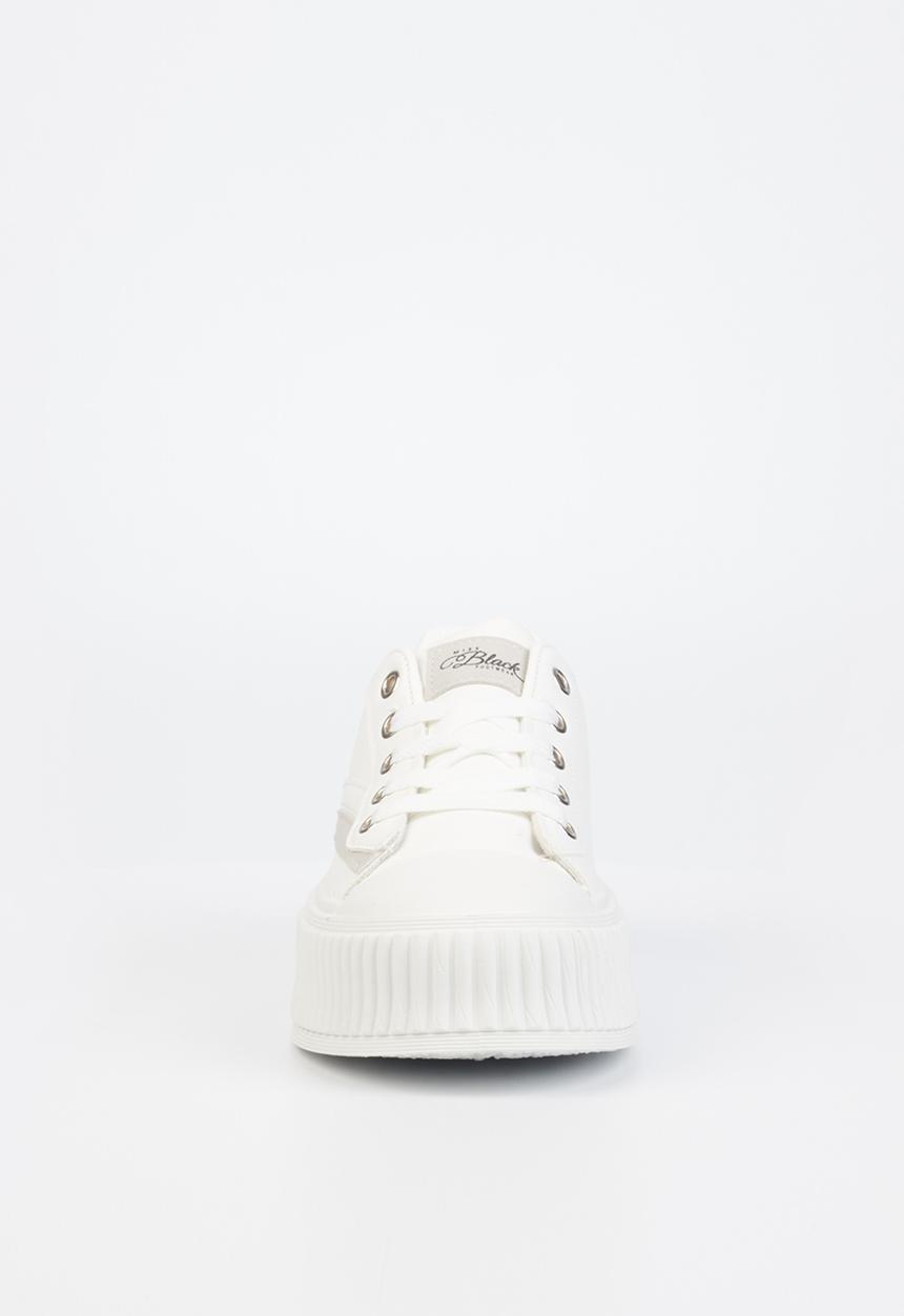 Miss Black - Trio6 flatform sneaker - white