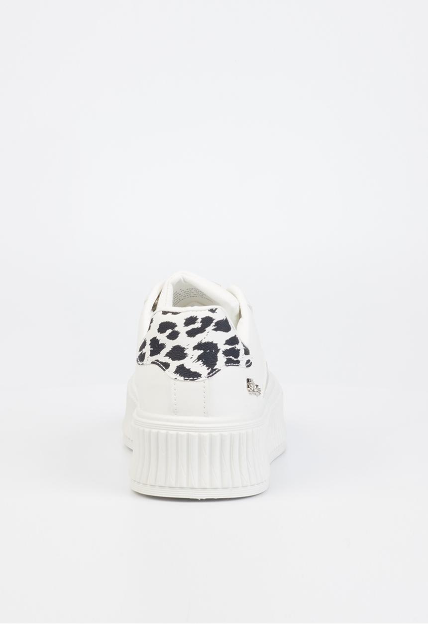 Miss Black - Trio6 flatform sneaker - white