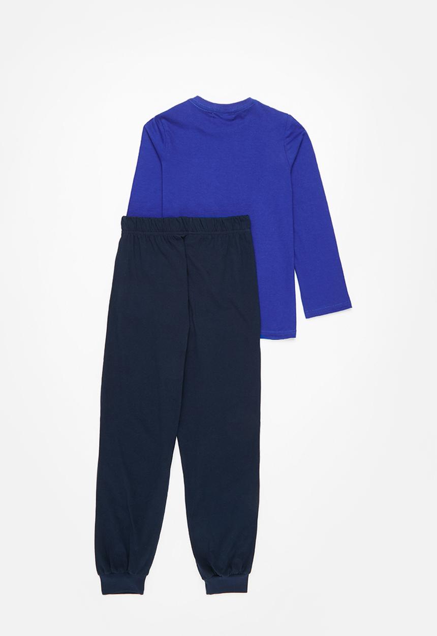 Superbalist - Older boys nasa tee & pants pj set - royal/navy