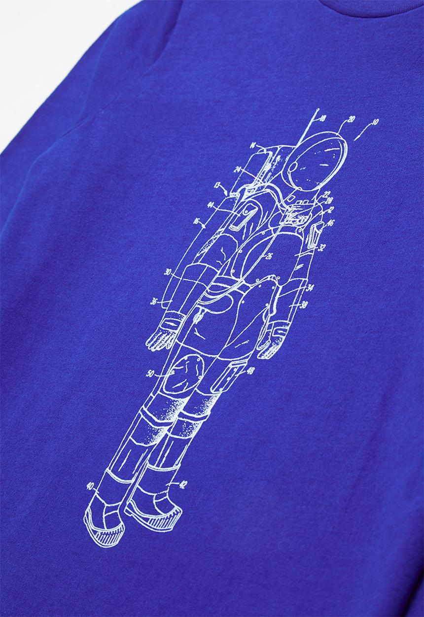 Superbalist - Older boys nasa tee & pants pj set - royal/navy