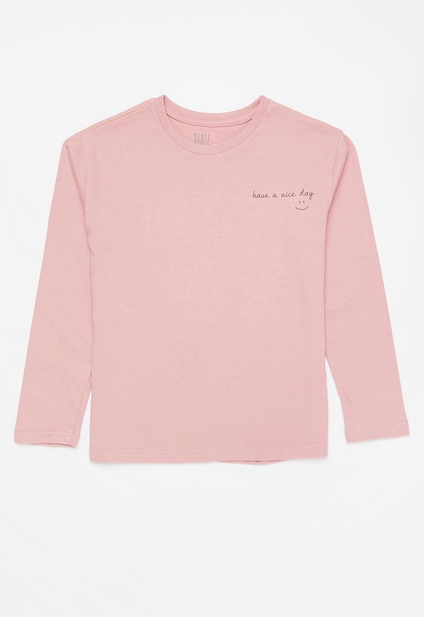 Rebel Republic - Graphic tee - dusty pink