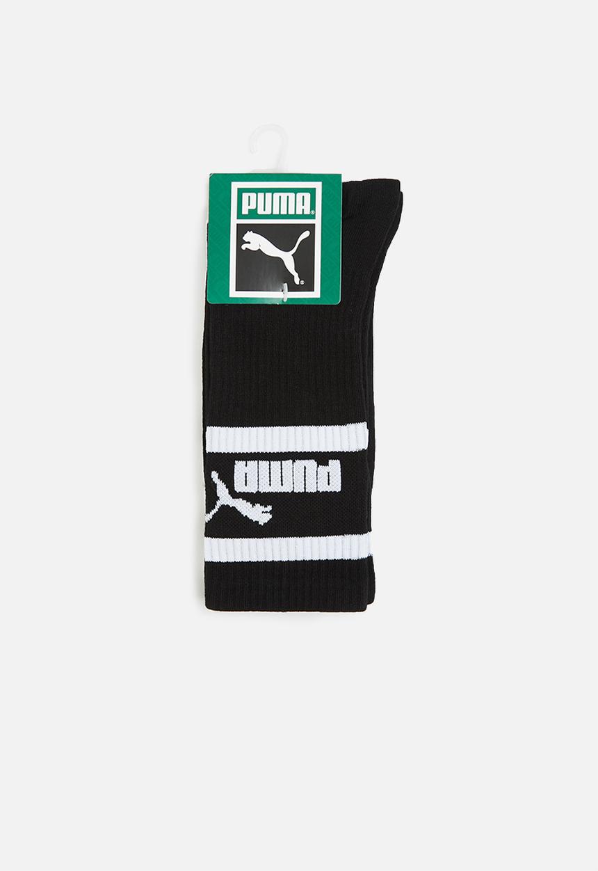 PUMA -  2 Pack Brand Socks - black & white