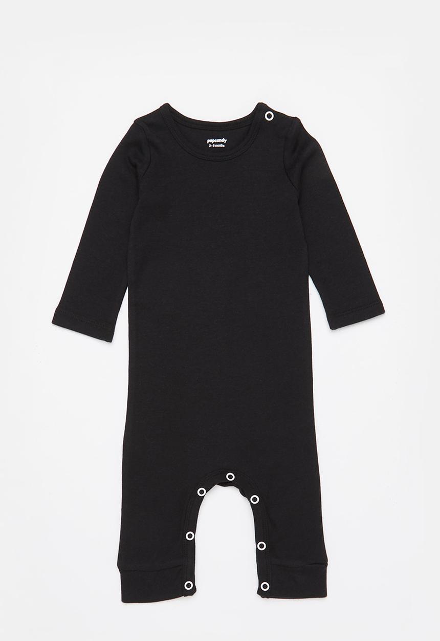 Pop Candy - Boys 2 pack romper - black & grey