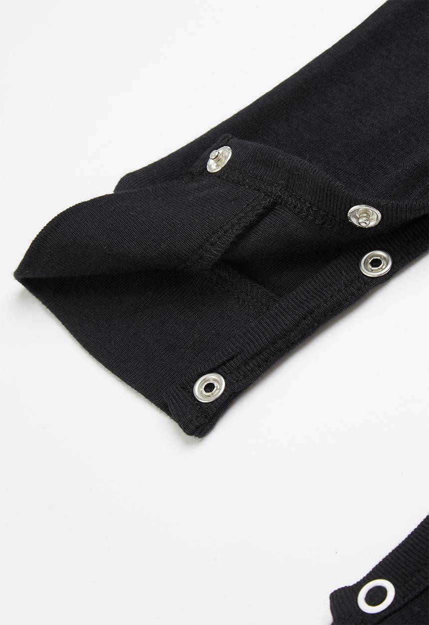 Pop Candy - Boys 2 pack romper - black & grey