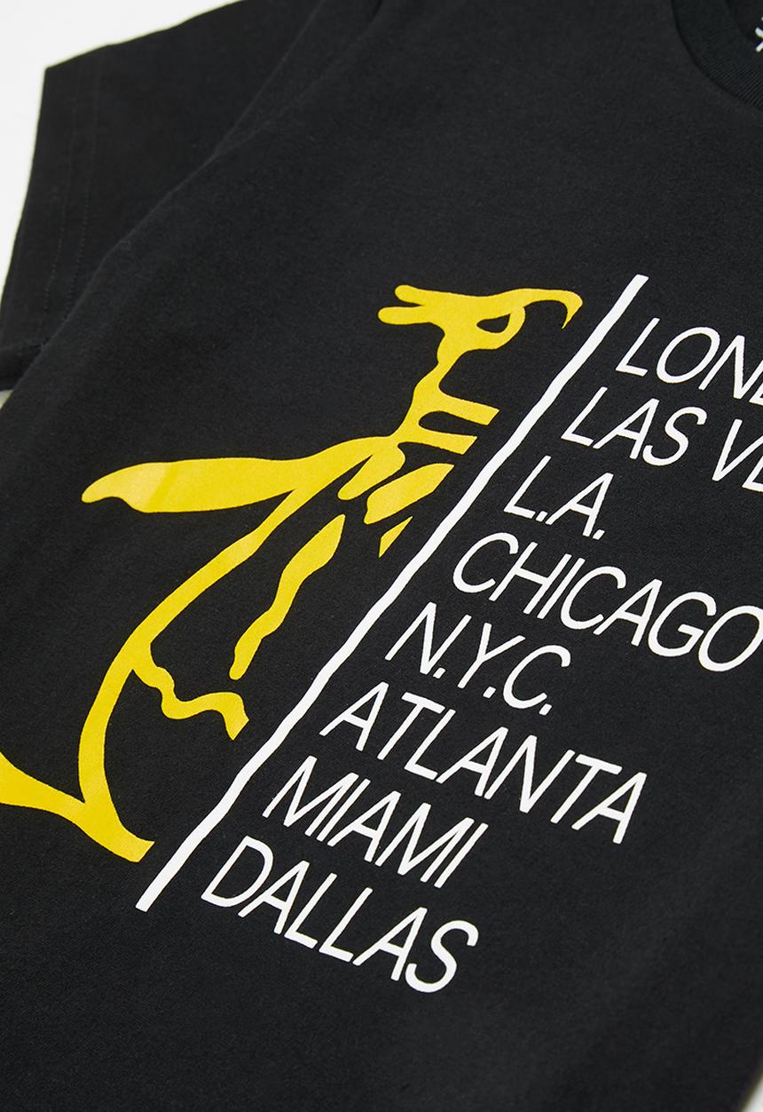 Original Penguin - Penguin split tee - black