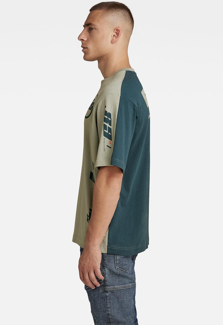 G-STAR - Sobiru gr boxy r t - iceberg green/nitro color block