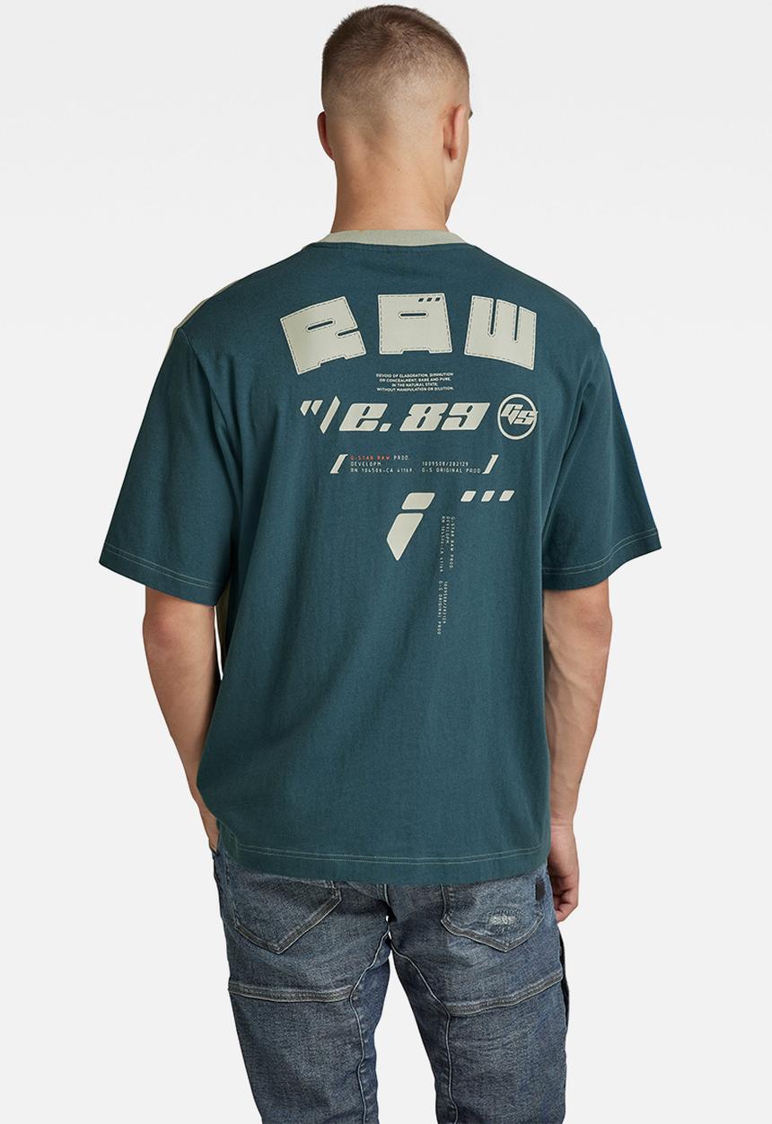 G-STAR - Sobiru gr boxy r t - iceberg green/nitro color block