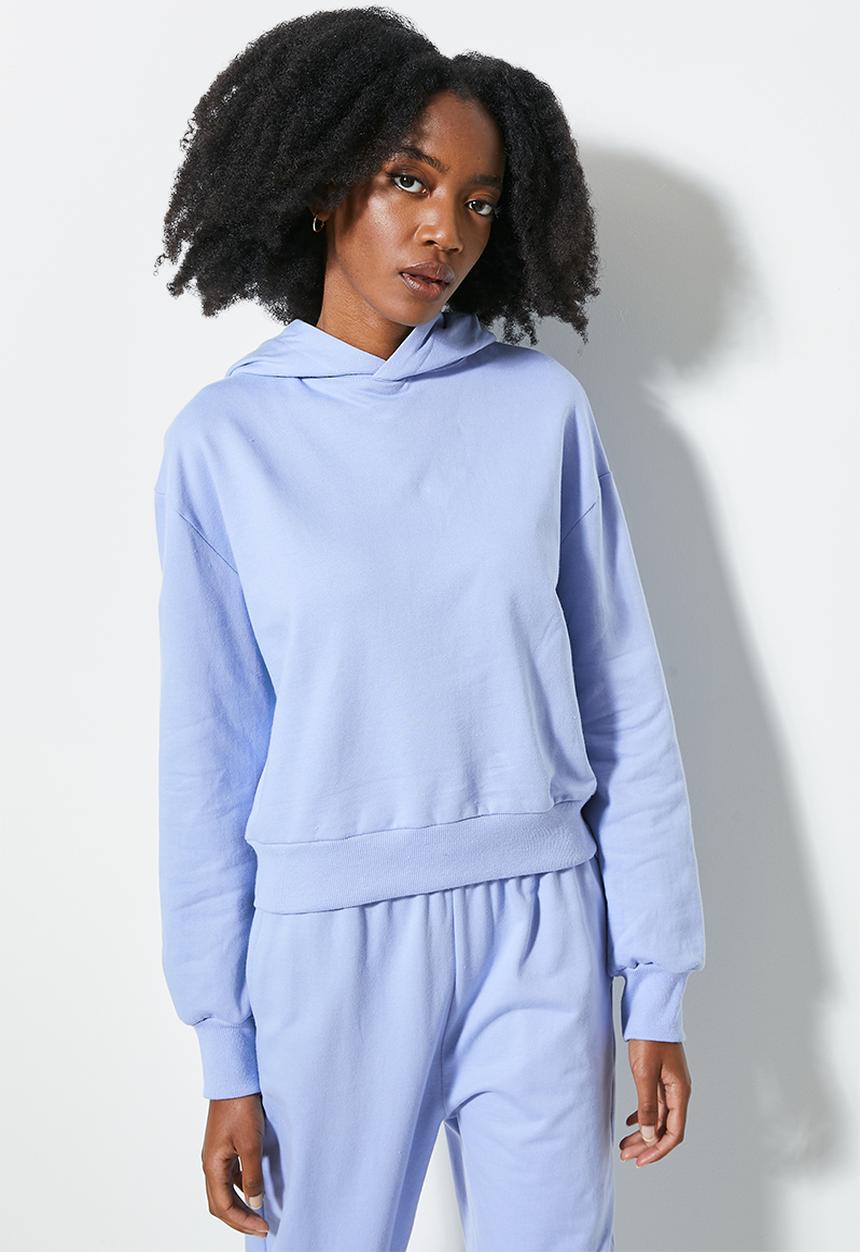 Superbalist - Crop hoodie - forever blue