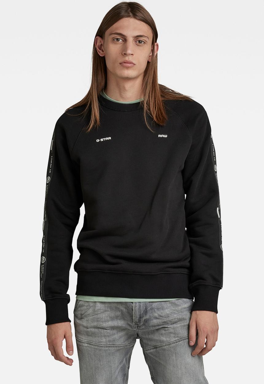 G-STAR - Tape raglan sw r - dk black
