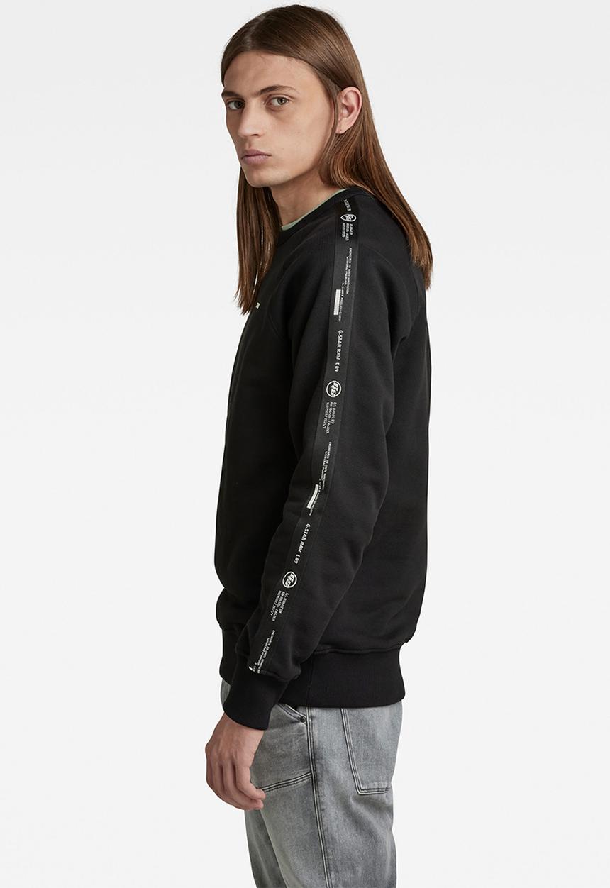 G-STAR - Tape raglan sw r - dk black
