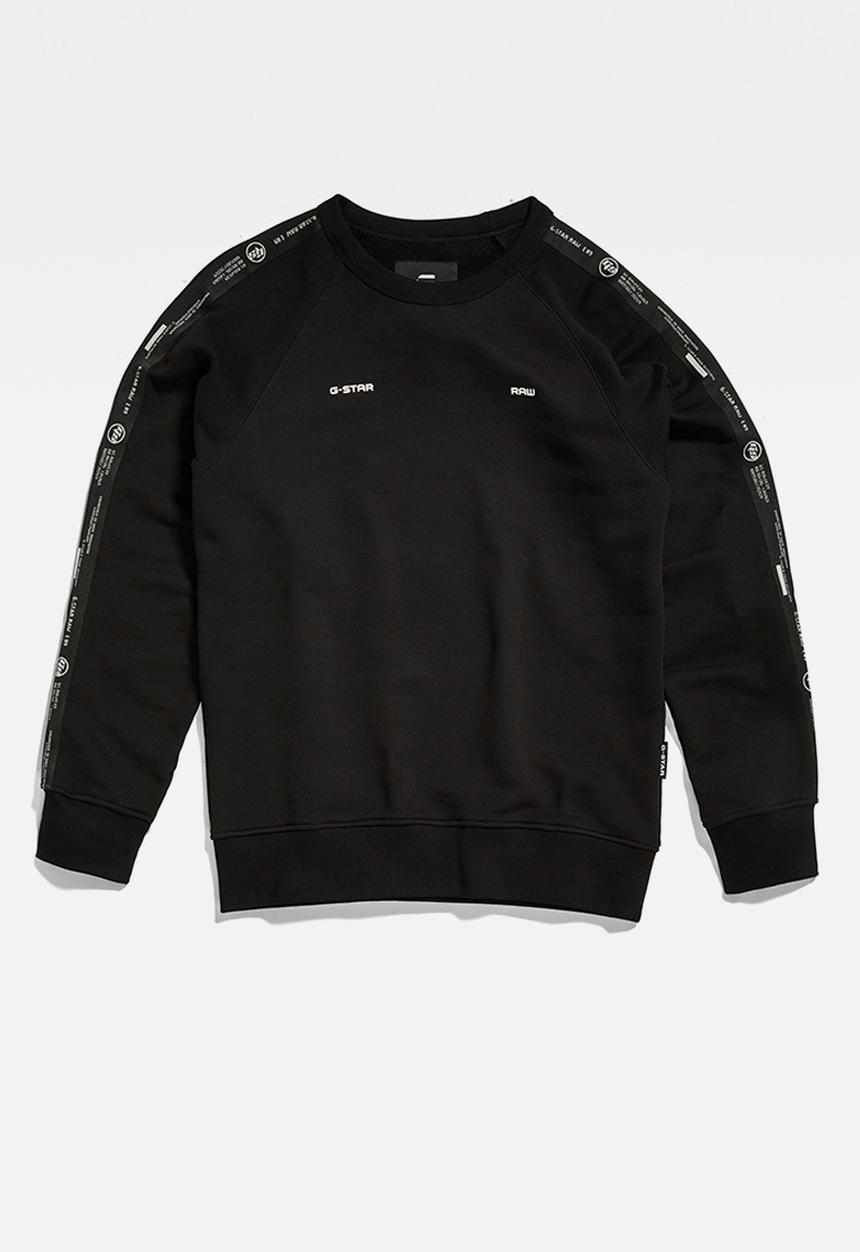 G-STAR - Tape raglan sw r - dk black