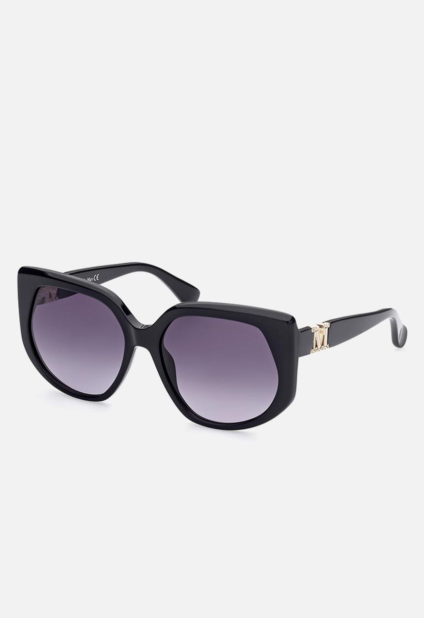 Max Mara Sun - Max mara mm0013-01b58 - shiny black & gradient smoke