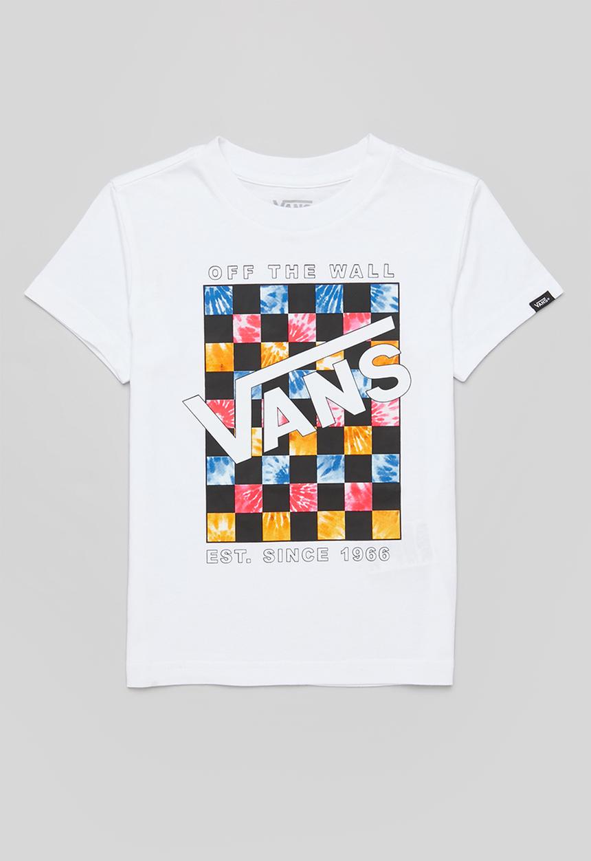 Vans - Dyed blocks short sleeve kids - white