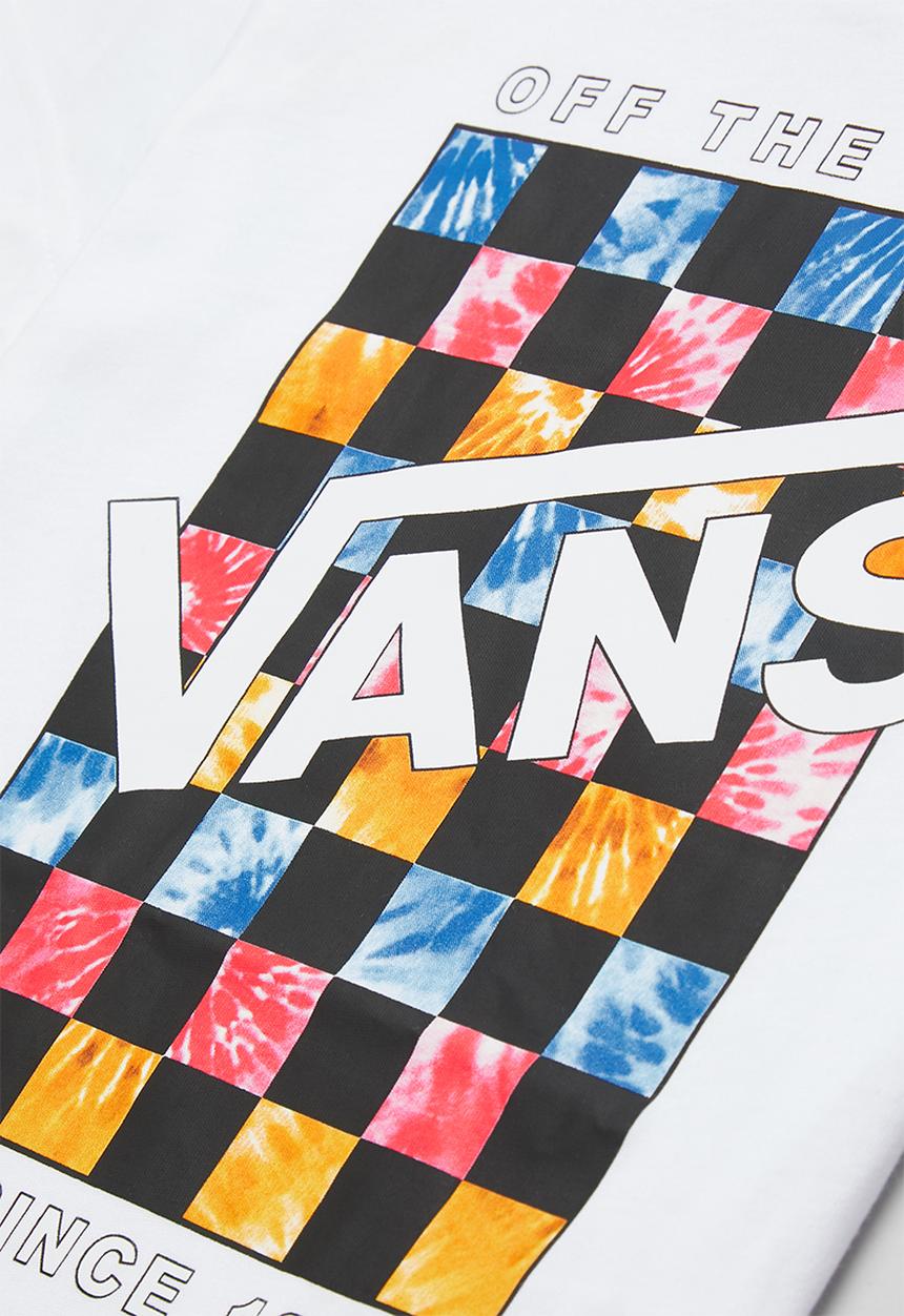 Vans - Dyed blocks short sleeve kids - white