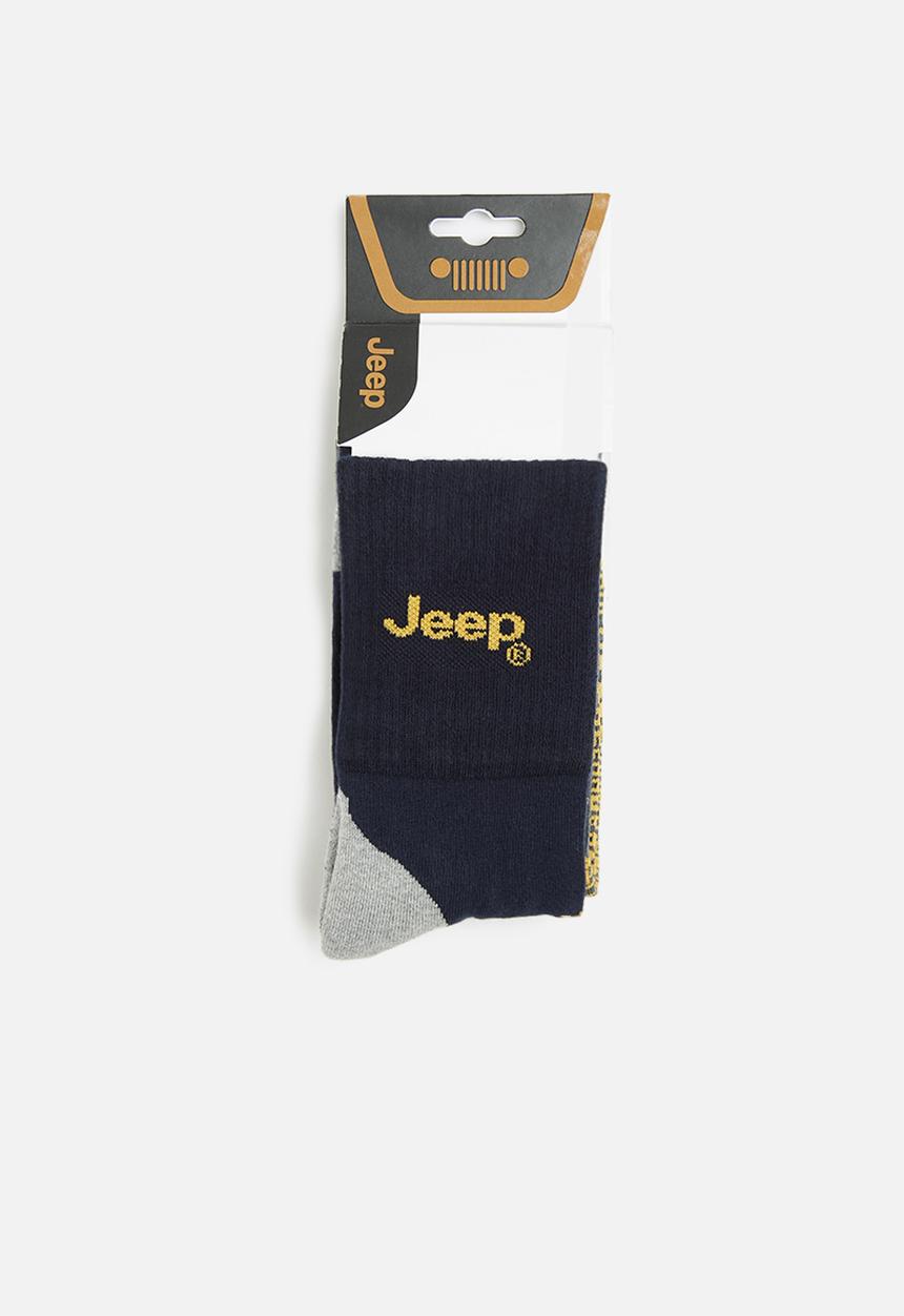 JEEP - 2 Pack script sock - long - multi