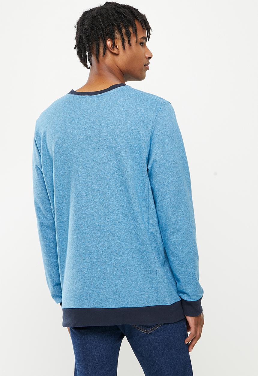 Rip Curl - Contrast  Crew Sweatshirt - Blue/Navy 