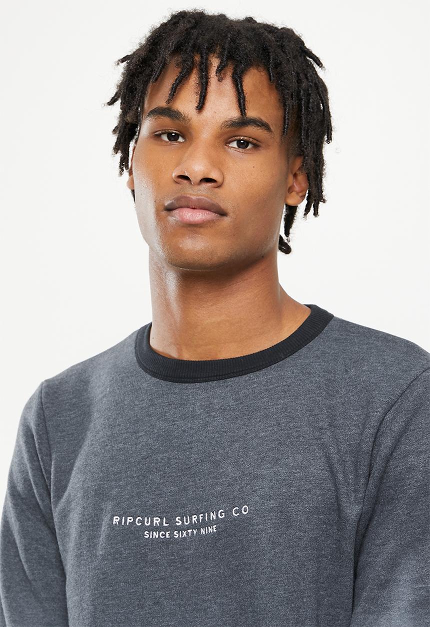 Rip Curl - Dip dye crew - black