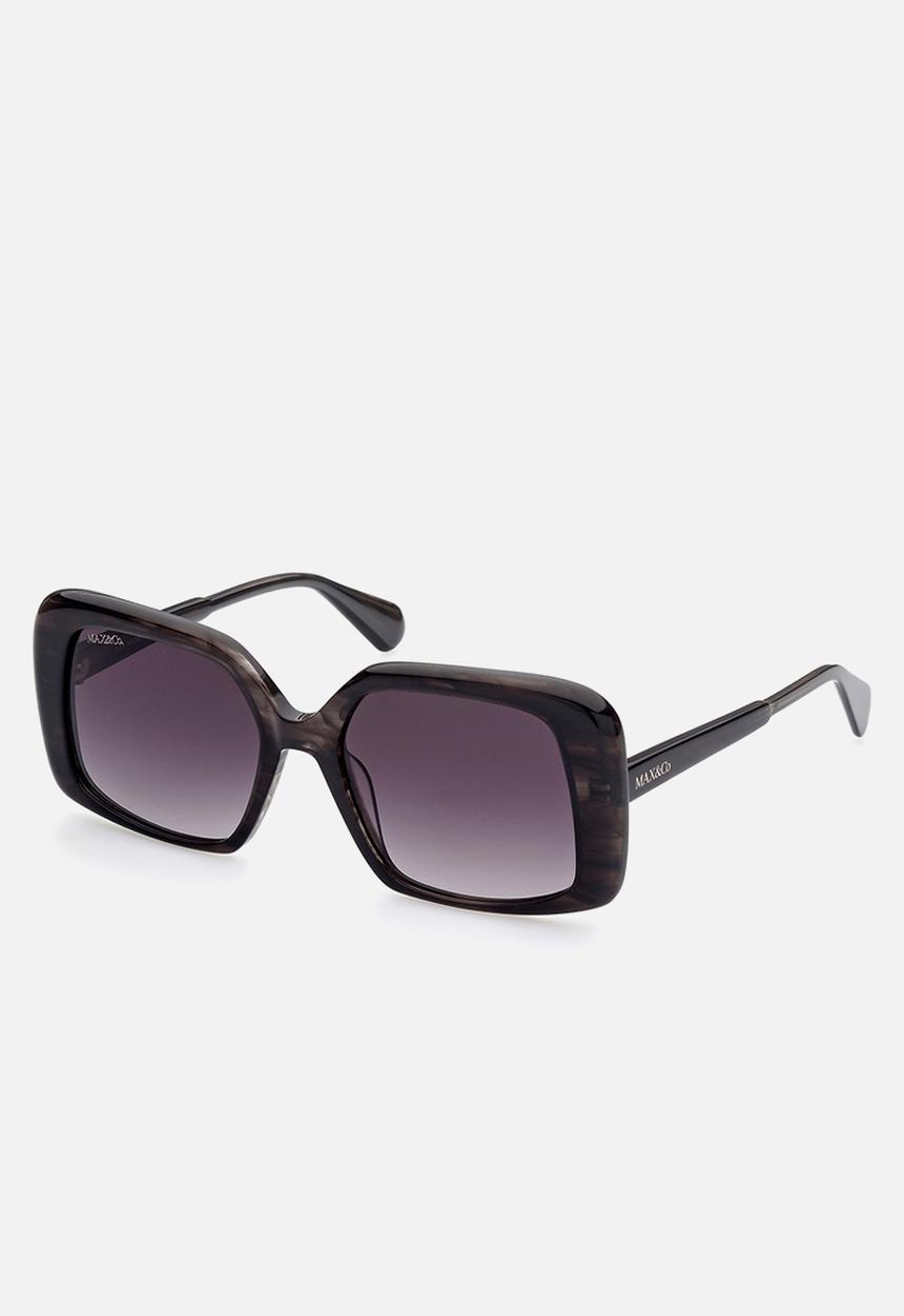 Max&Co Sun - Max&co mo0031-01b55 - shiny black & gradient smoke