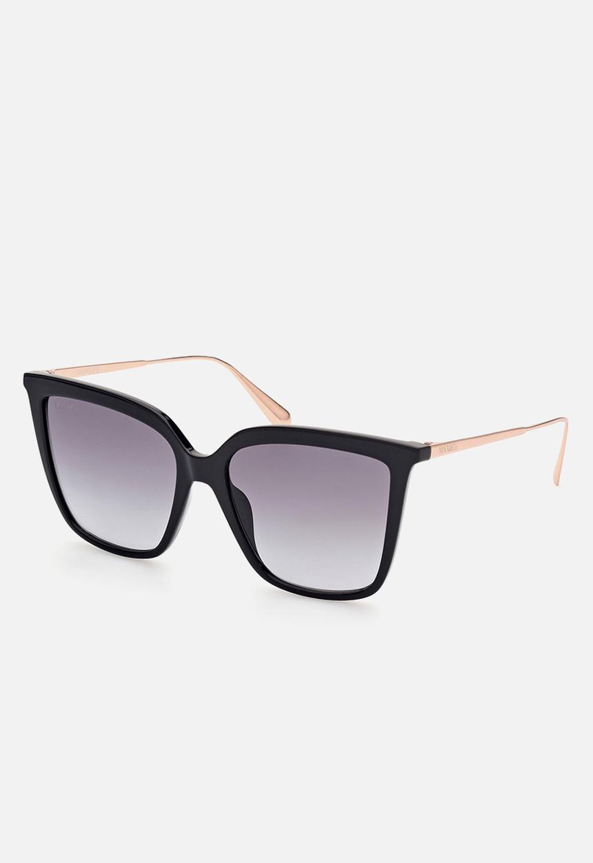 Max&Co Sun - Max&co mo0043-01b55 - shiny black & gradient smoke