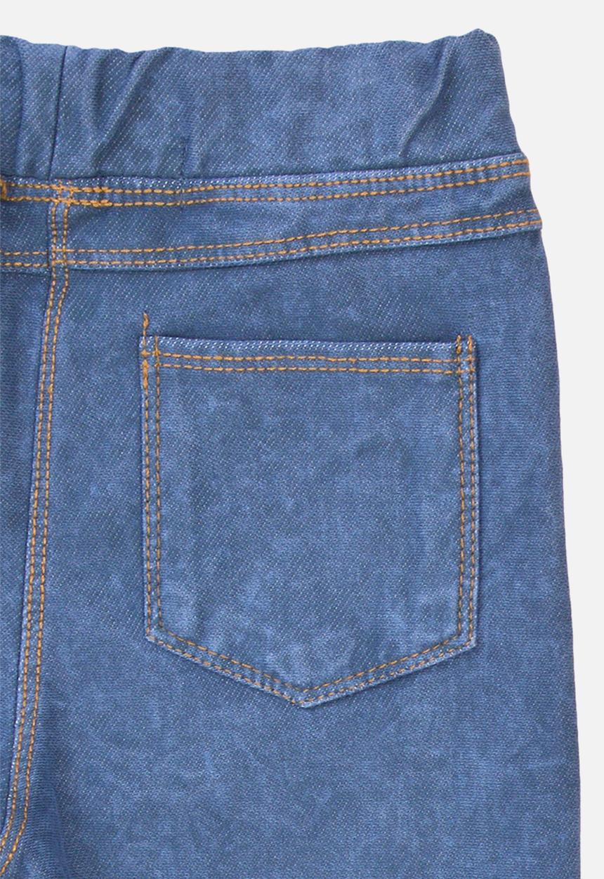 MINOTI - Younger girls basic knitted jegging - blue