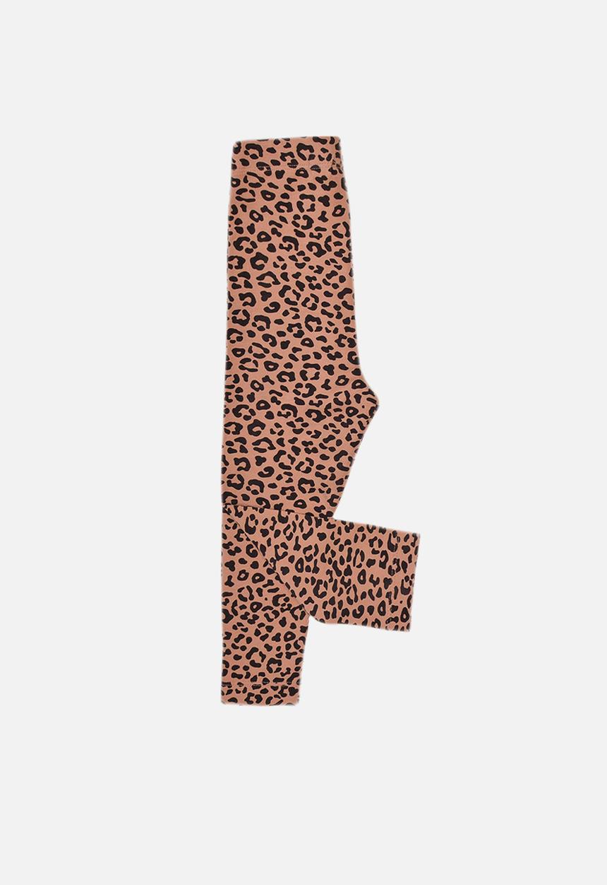 MINOTI - Leopard aop basic legging - dusty pink