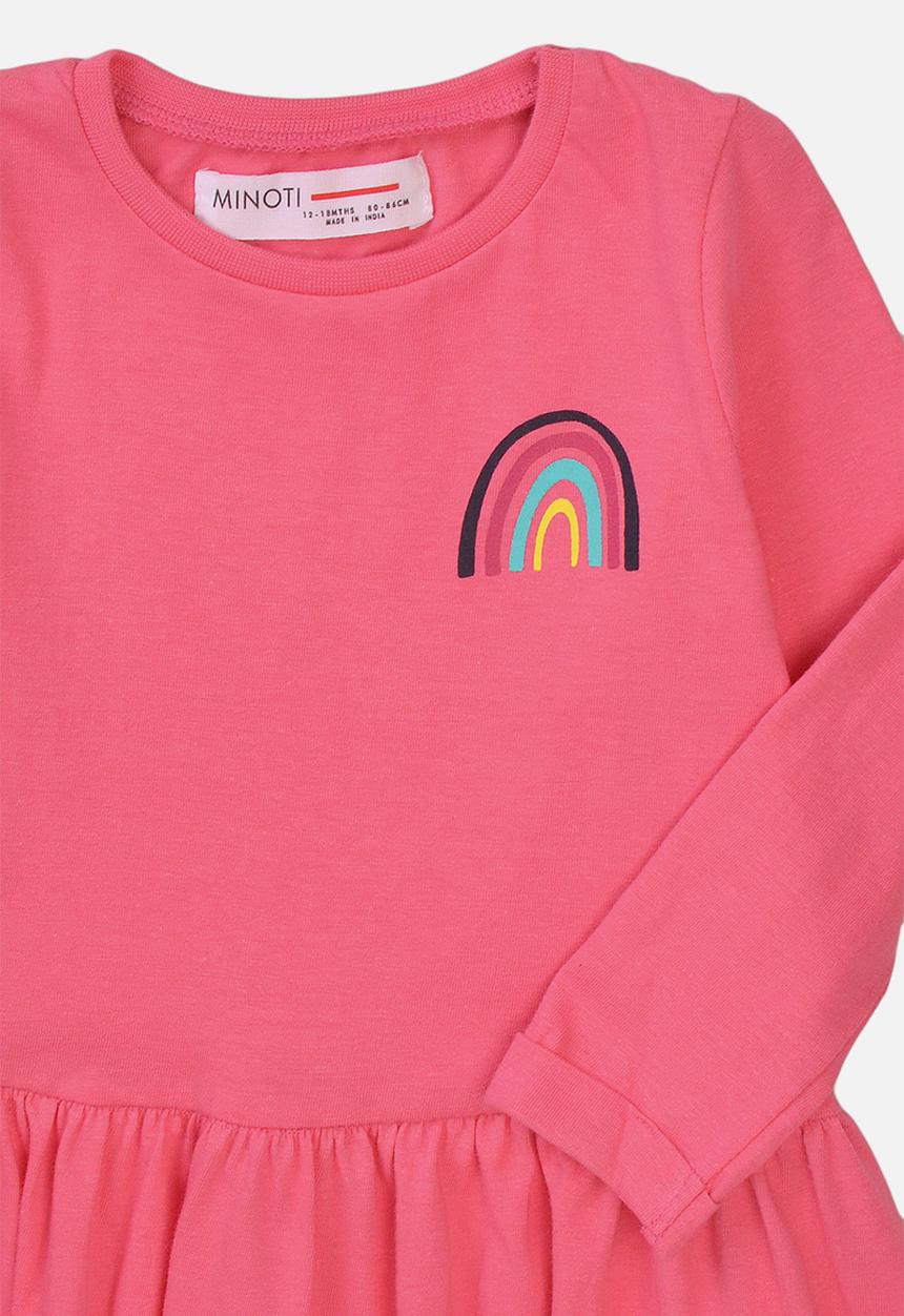 MINOTI - Basic dress - pink