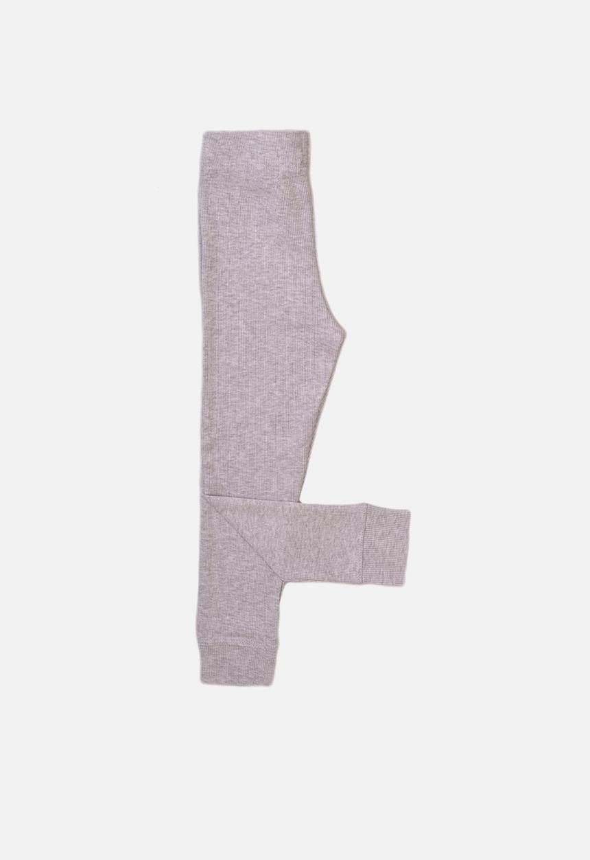 MINOTI - Basic ribbed legging - grey marl