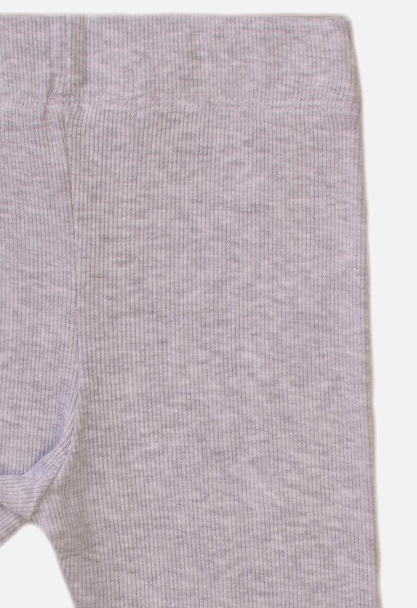 MINOTI - Basic ribbed legging - grey marl