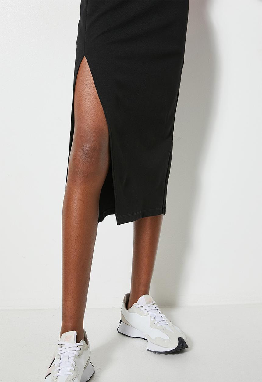 Superbalist - Split midi - black