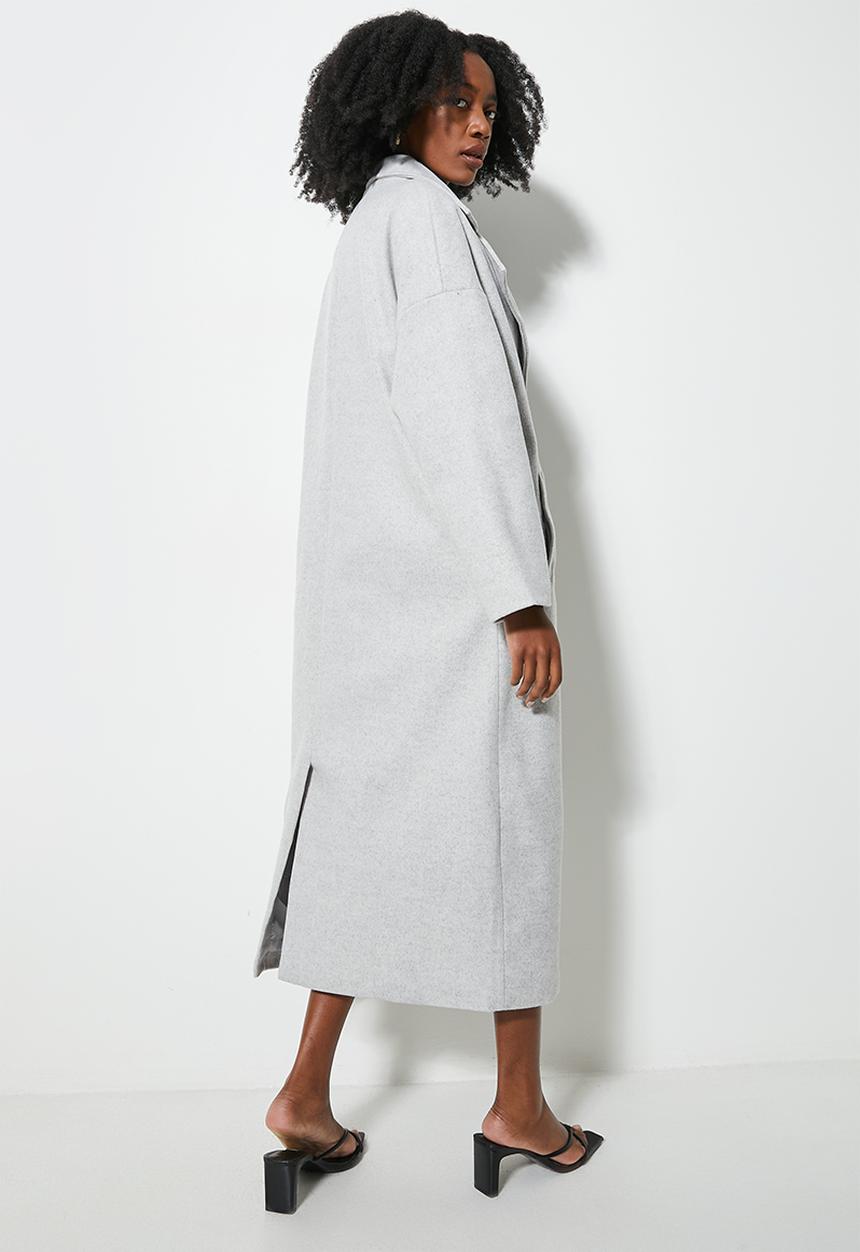 Superbalist - Comfy coat - grey melange