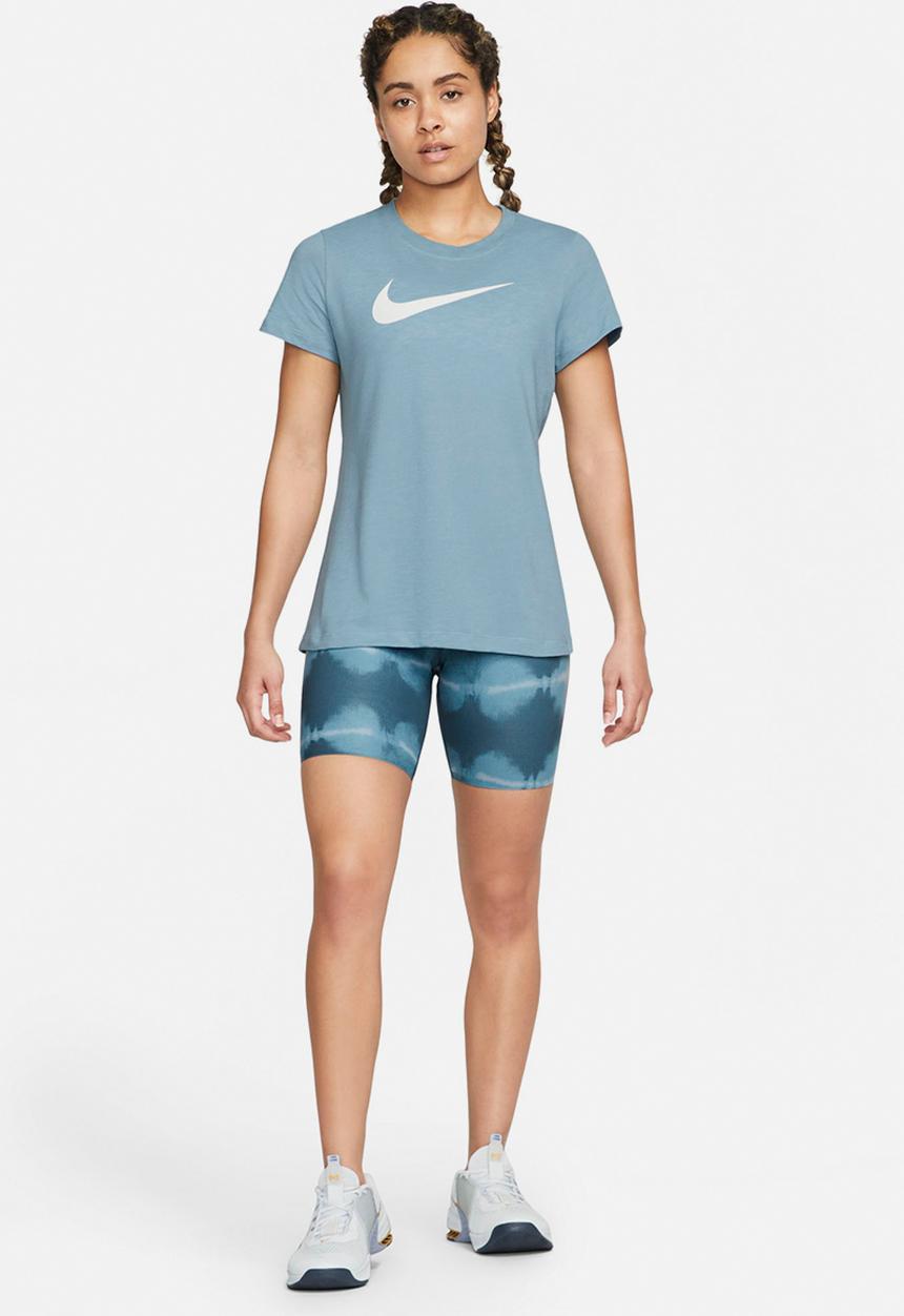 Nike - W nk dry tee dfc crew - worn blue