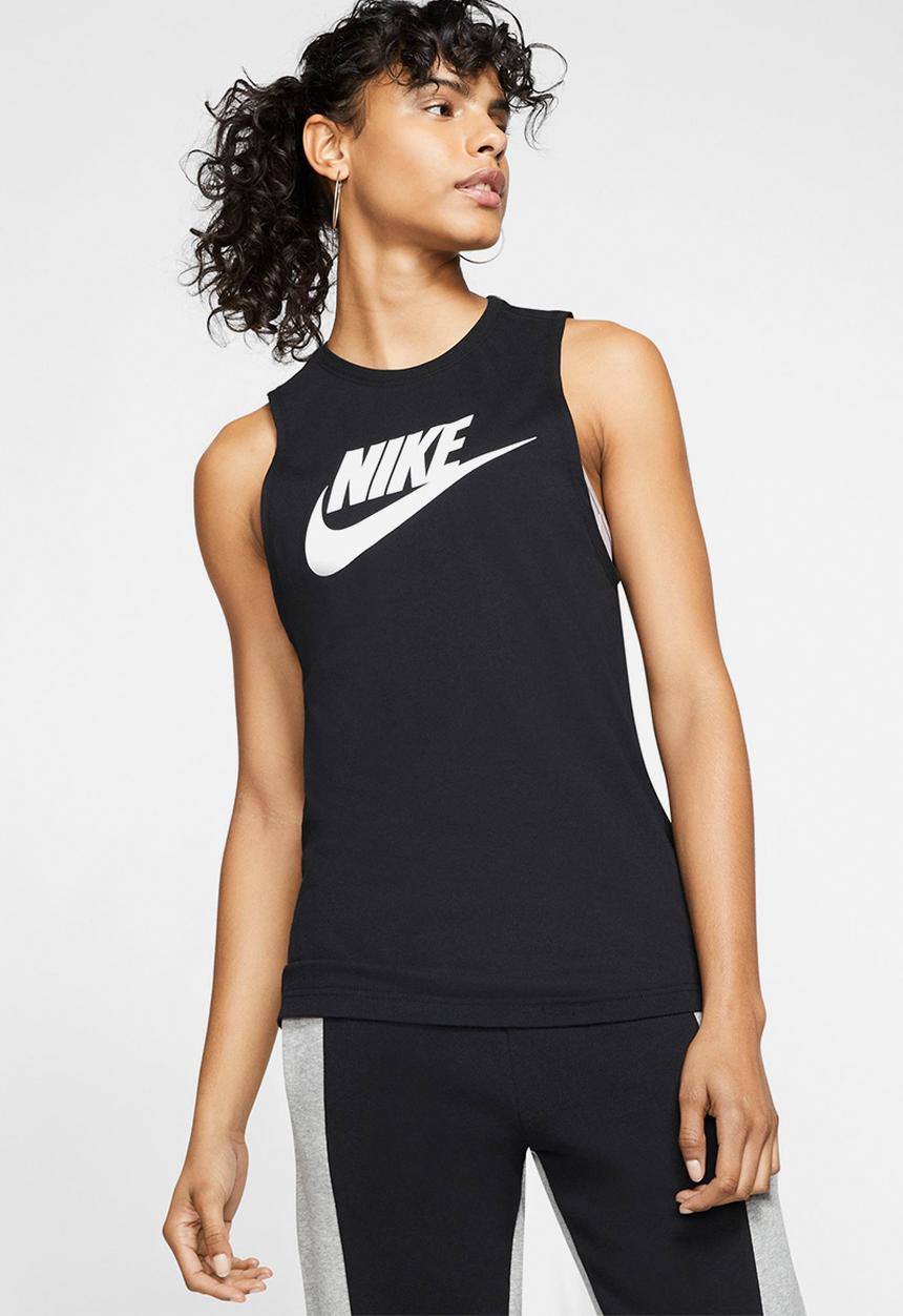 Nike - W nsw tank mscl futura new - black