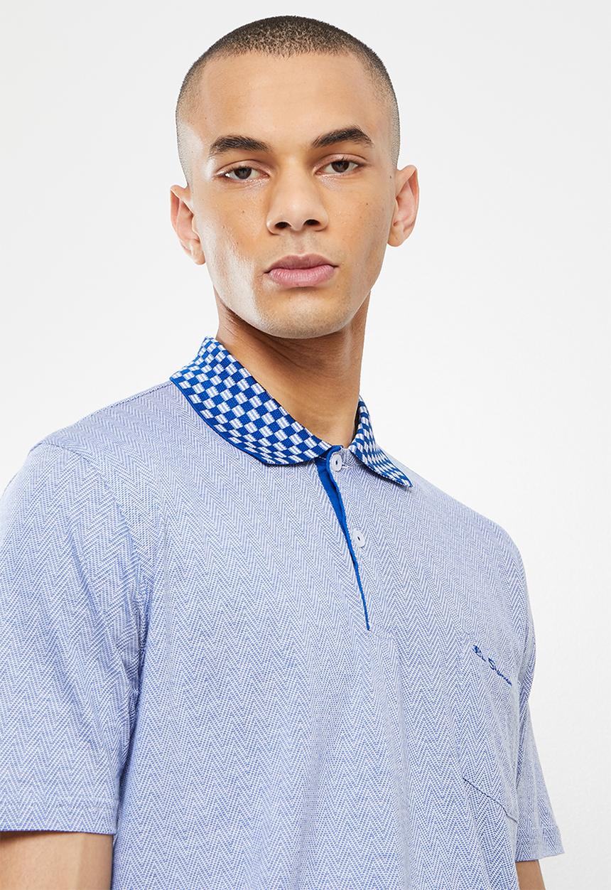 Ben Sherman - Ben mercerised blue - blue