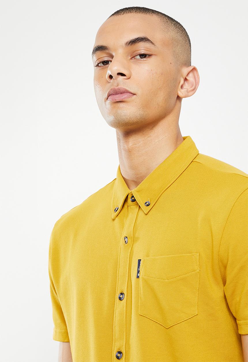 Ben Sherman - Pique shirt mustard - dijon