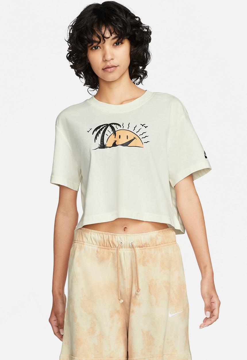 Nike - W nsw tee crop fw - sail