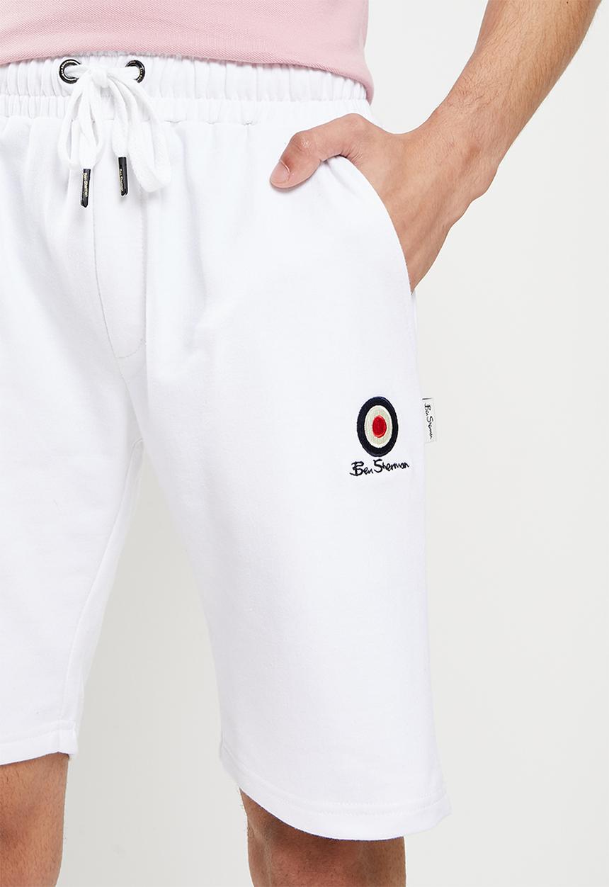 Ben Sherman - Jogger shorts - white