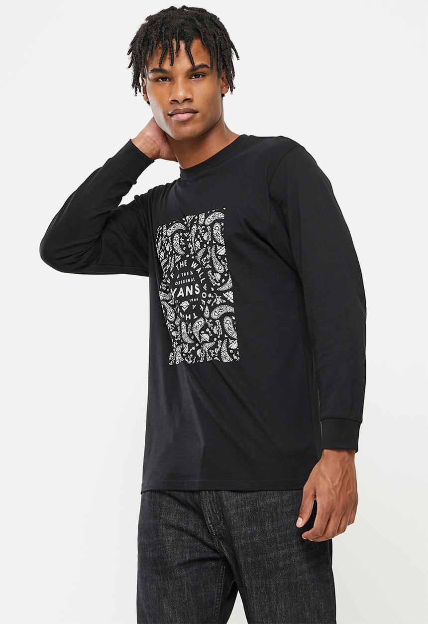 Vans - Bandana paisley long sleeve - black