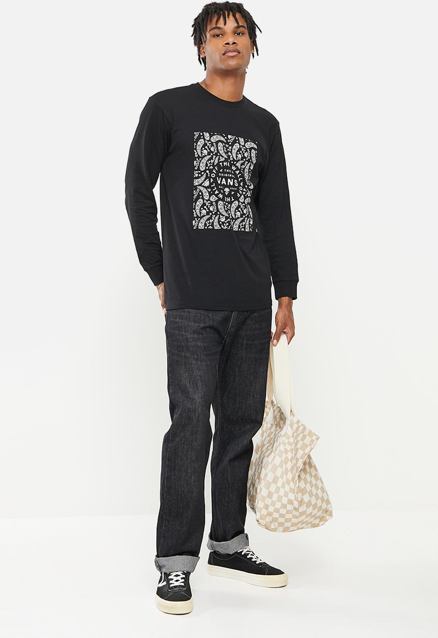 Vans - Bandana paisley long sleeve - black