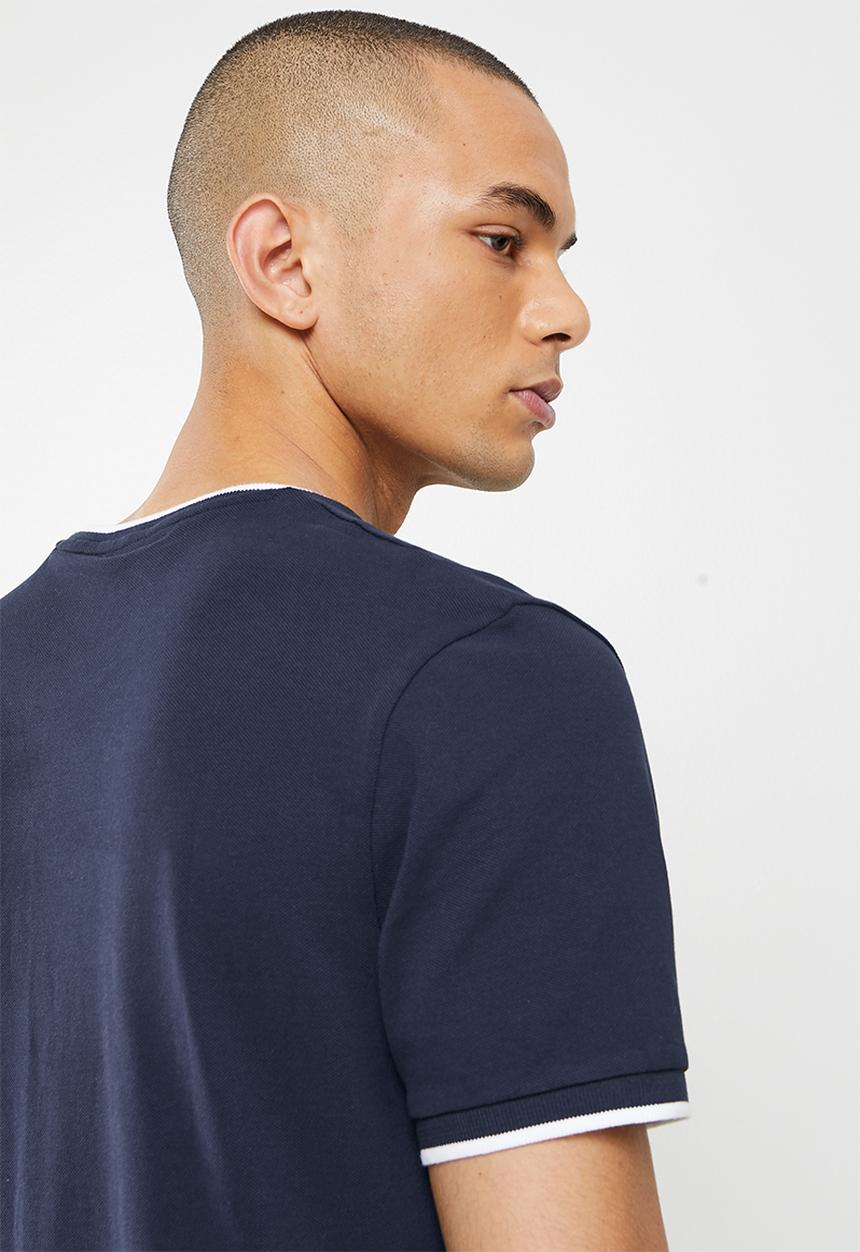 Ben Sherman - Pique crew - navy