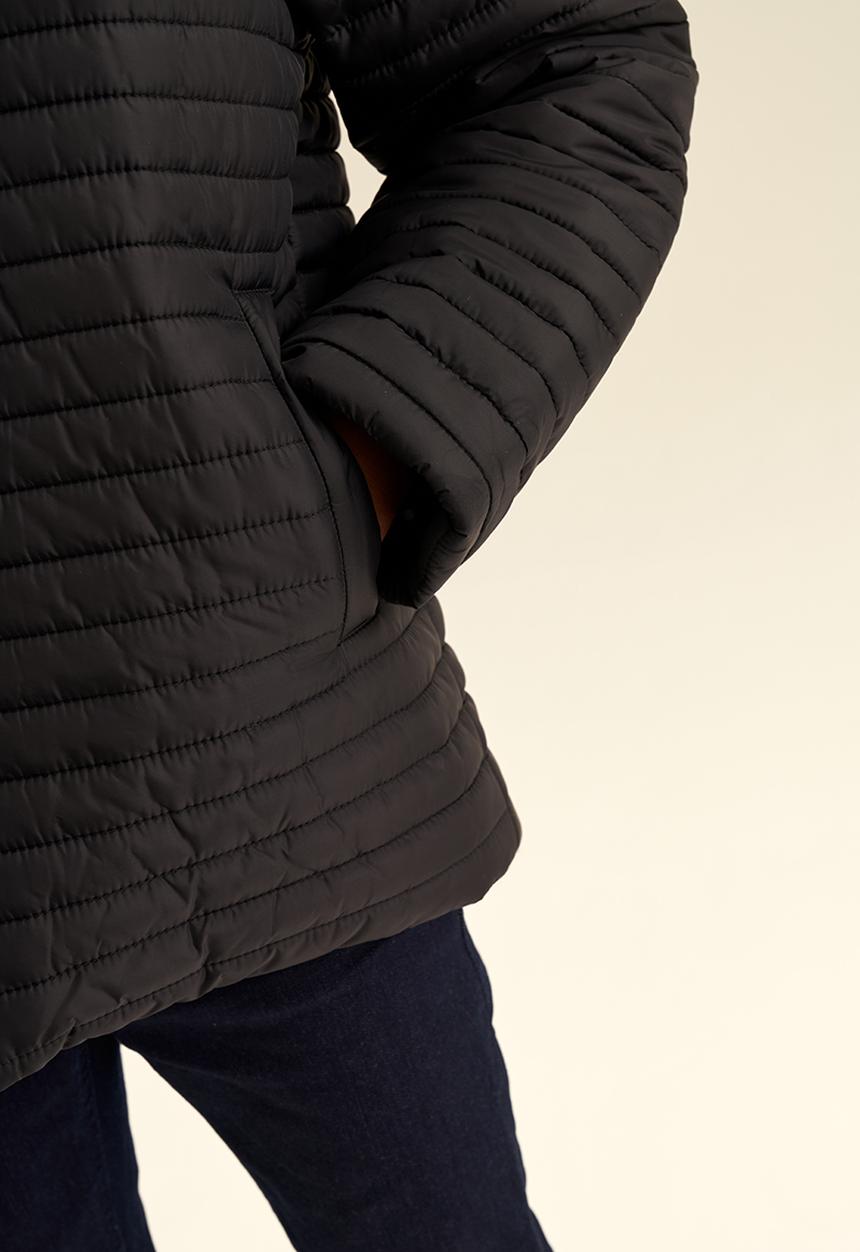 POLO - Boys hooded puffer jacket - black