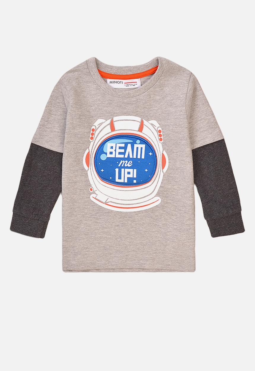 MINOTI - Beam me up tee - light grey