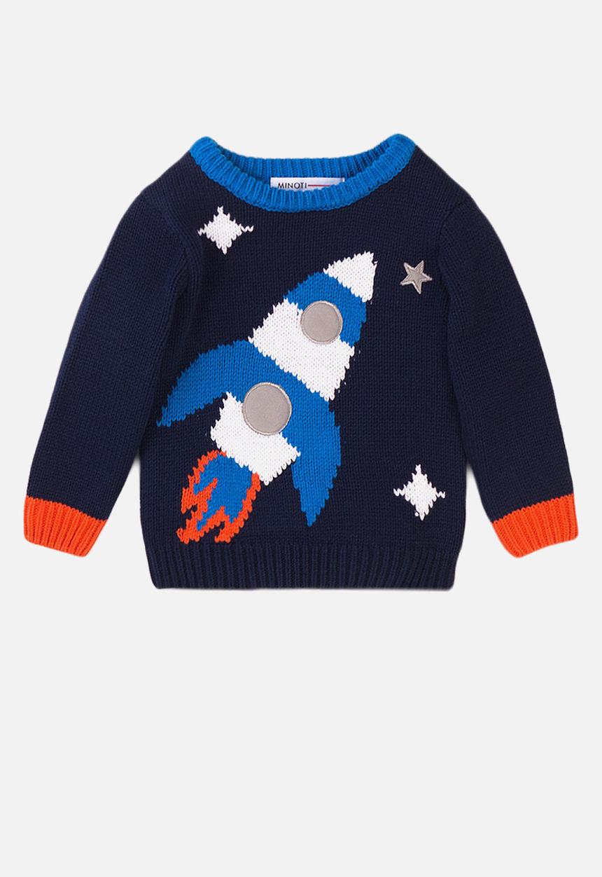 MINOTI - Rocket knitted jumper - navy