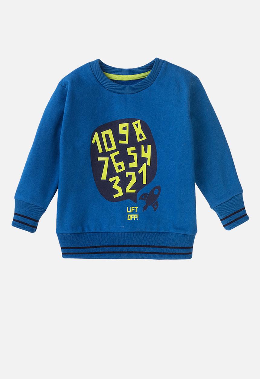 MINOTI - Lift off crew jumper - blue