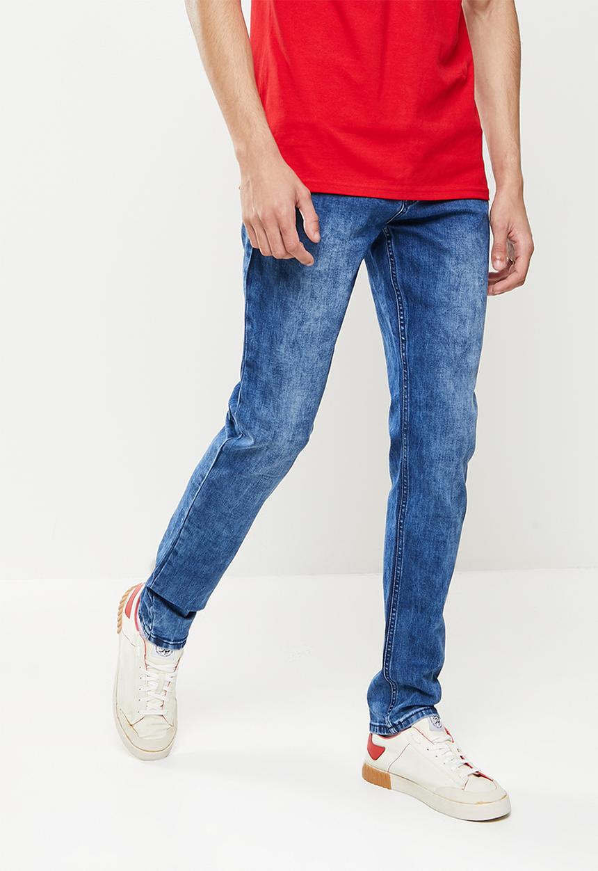 SOVIET - M tiago #9 fashion slim leg denim - blue